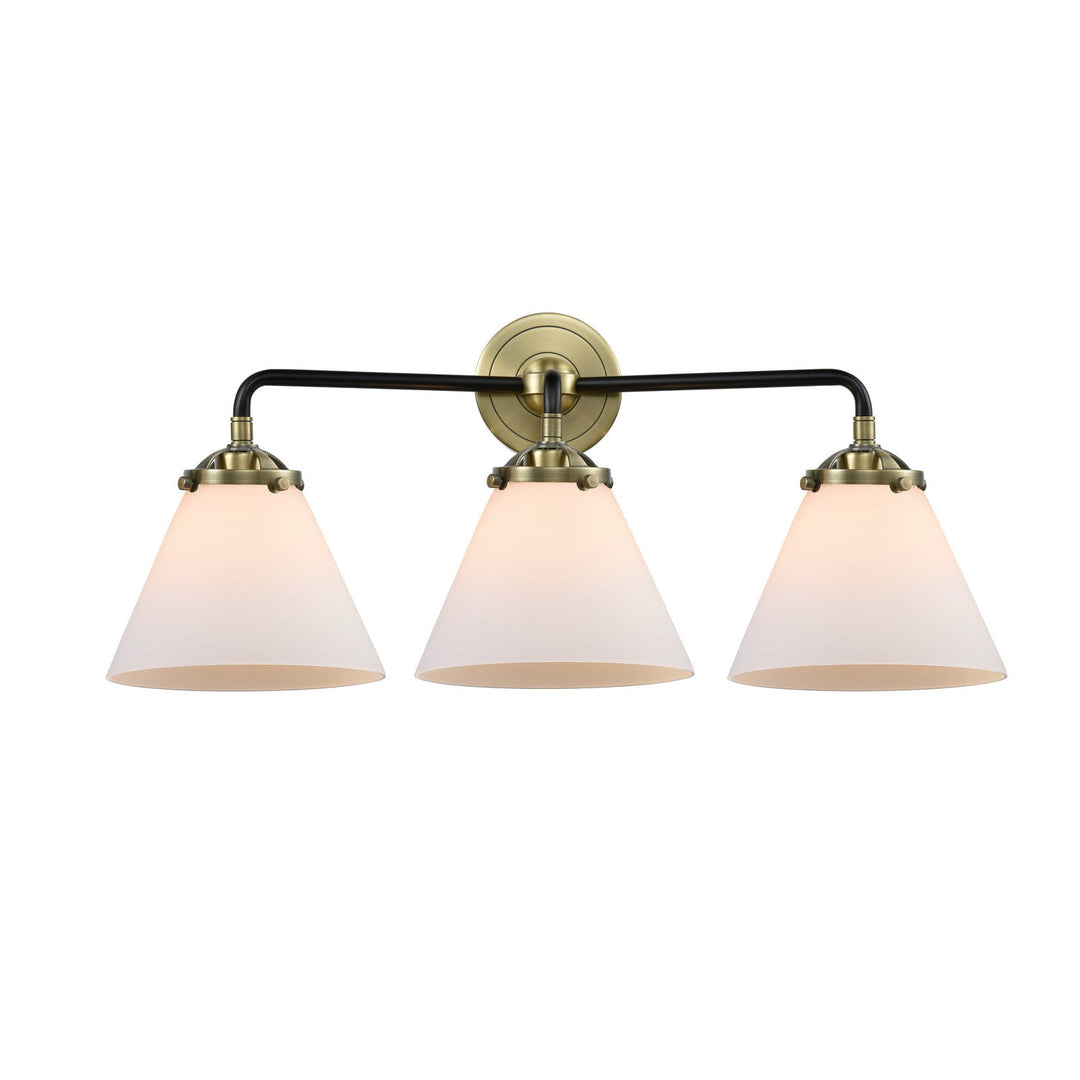 Innovations Nouveau 284-3W-BAB-G41 Bath Vanity Light 26 in. wide - Black Antique Brass