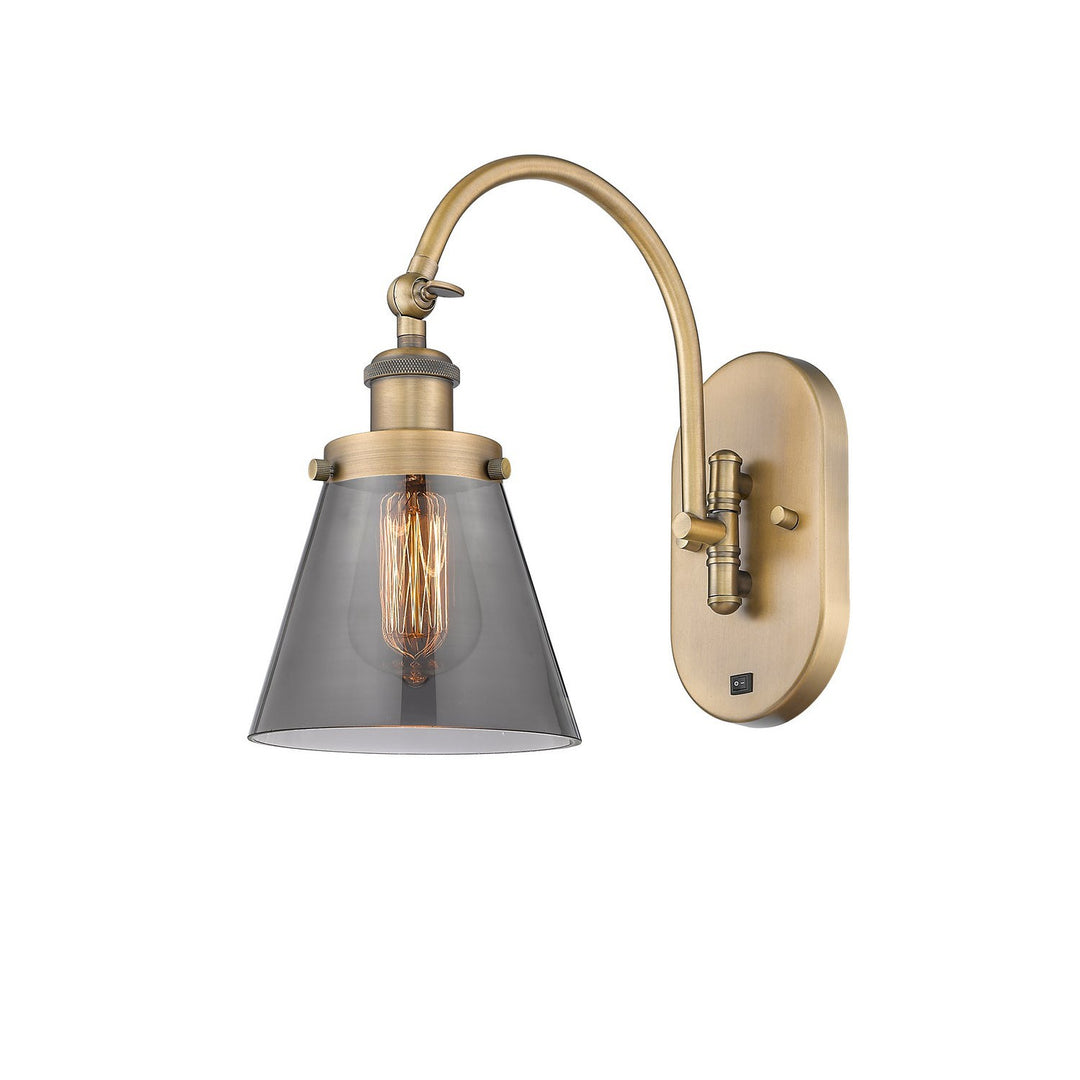 Innovations Franklin Restoration 918-1W-BB-G63-LED Wall Sconce Light - Brushed Brass