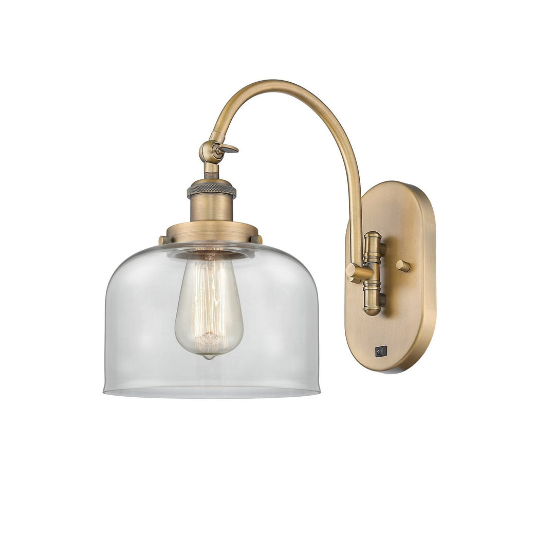 Innovations Franklin Restoration 918-1W-BB-G72 Wall Sconce Light - Brushed Brass