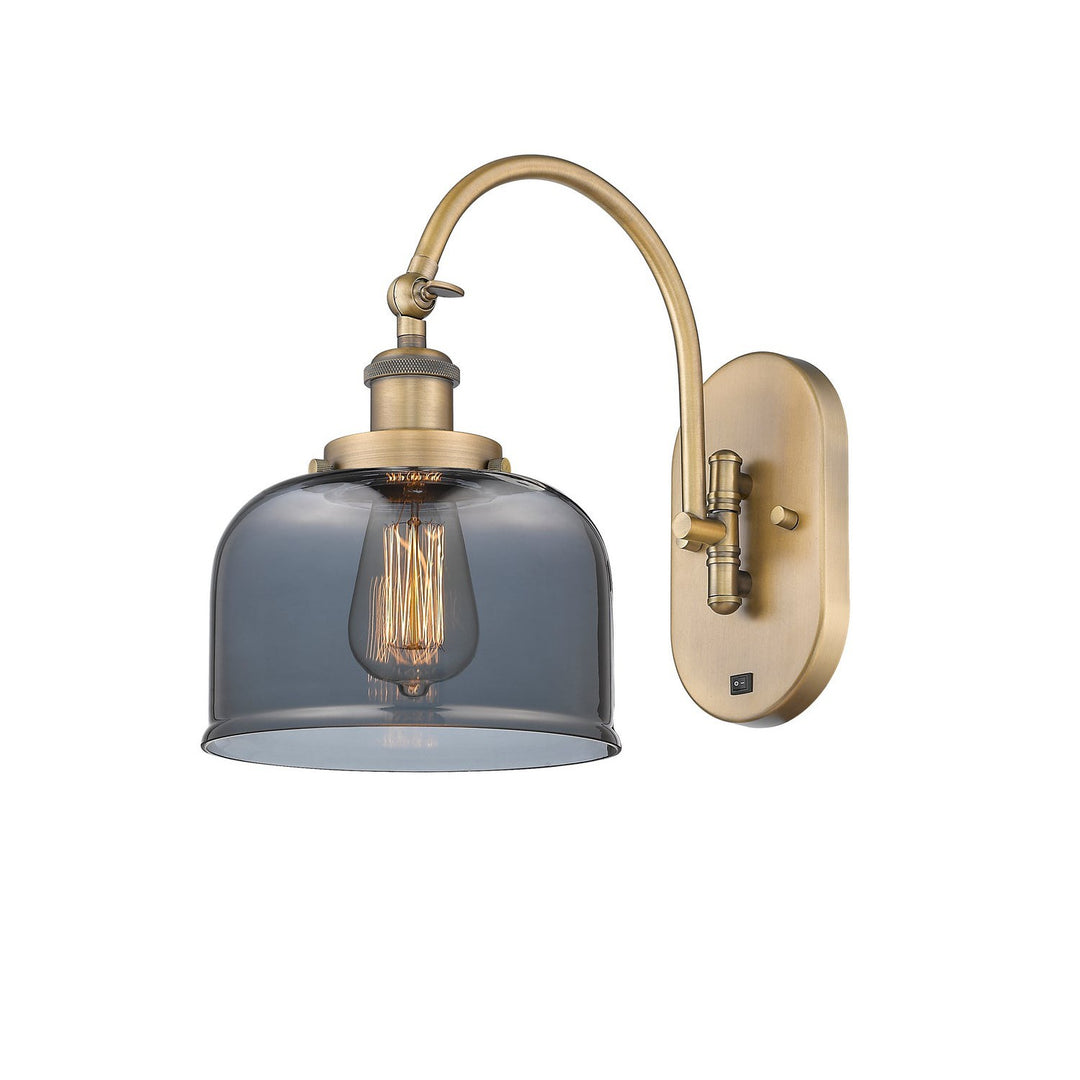 Innovations Franklin Restoration 918-1W-BB-G73 Wall Sconce Light - Brushed Brass