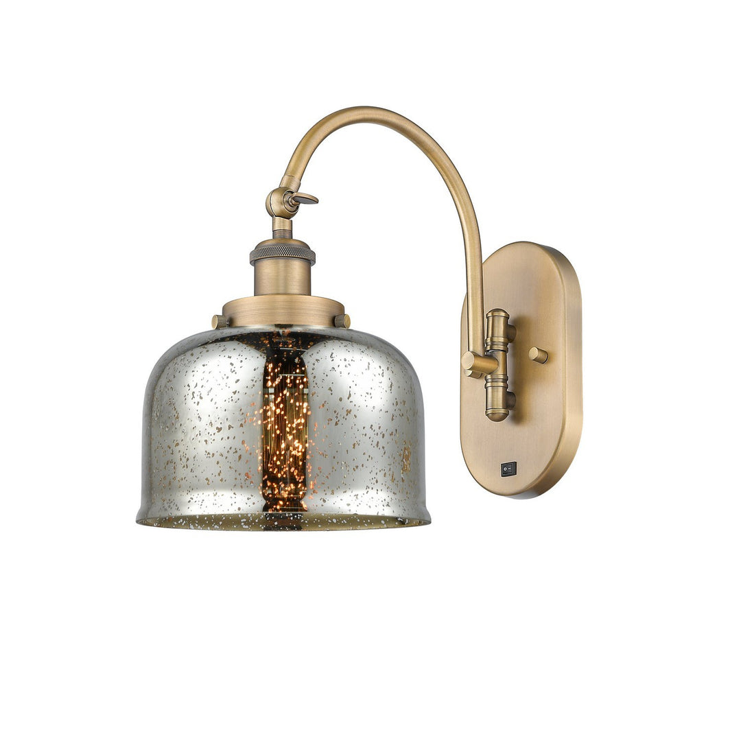 Innovations Franklin Restoration 918-1W-BB-G78 Wall Sconce Light - Brushed Brass