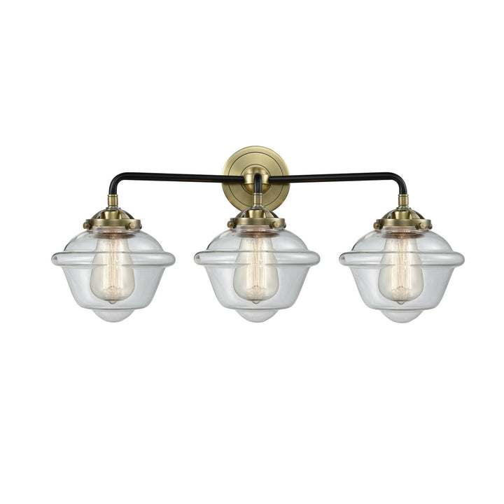 Innovations Nouveau 284-3W-BAB-G532-LED Bath Vanity Light 26 in. wide - Black Antique Brass