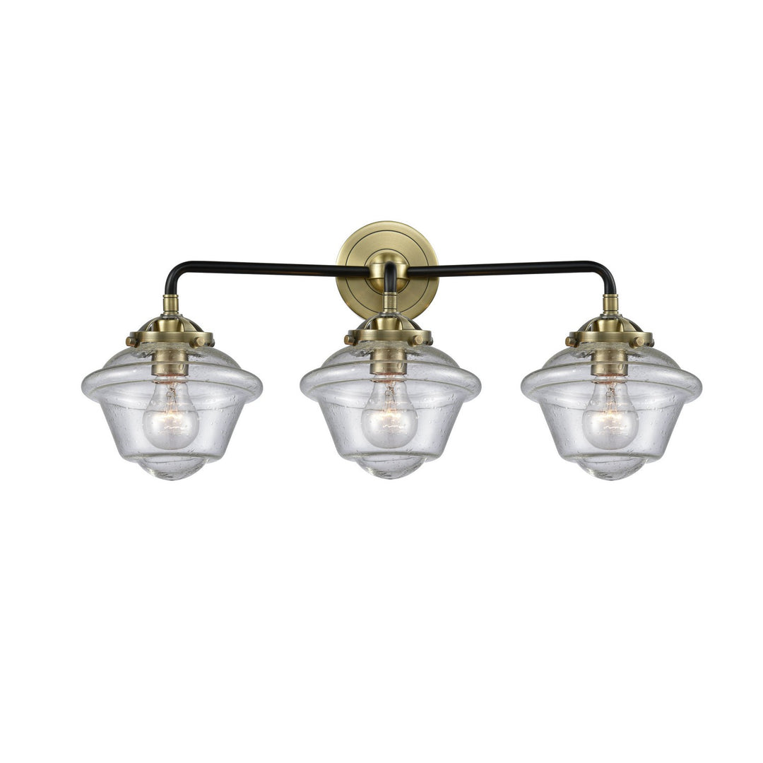 Innovations Nouveau 284-3W-BAB-G534-LED Bath Vanity Light 26 in. wide - Black Antique Brass