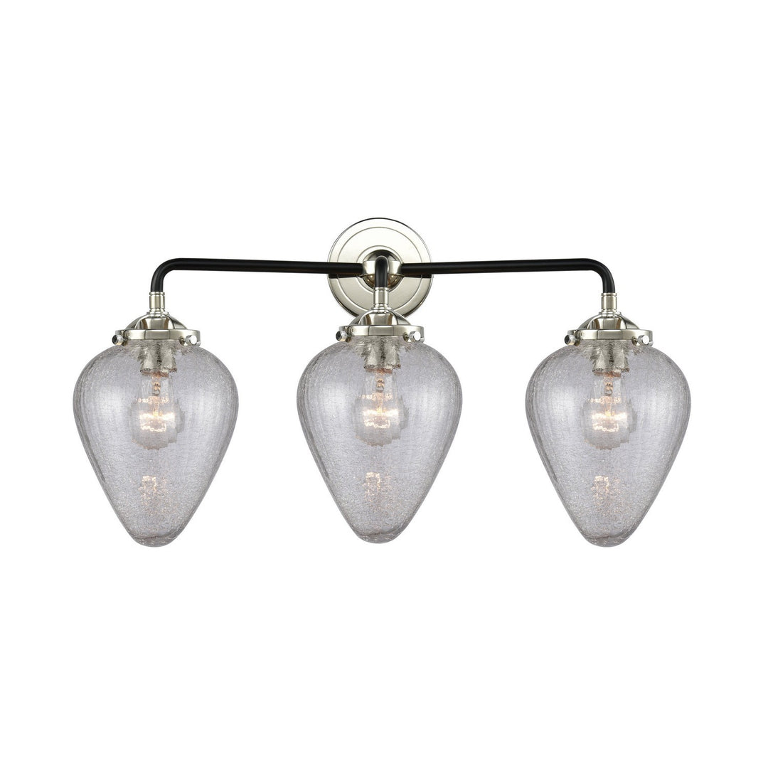 Innovations Nouveau 284-3W-BPN-G165-LED Bath Vanity Light 25 in. wide - Black Polished Nickel