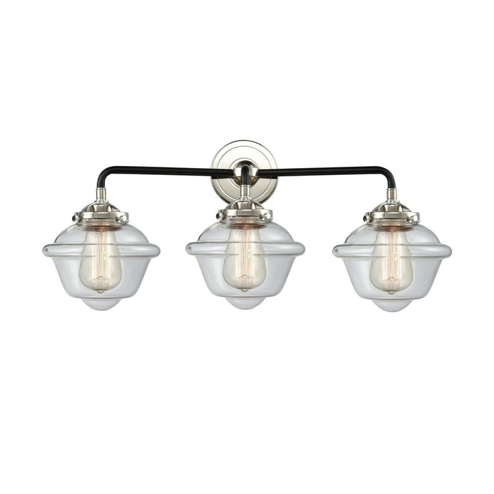 Innovations Nouveau 284-3W-BPN-G532-LED Bath Vanity Light 26 in. wide - Black Polished Nickel