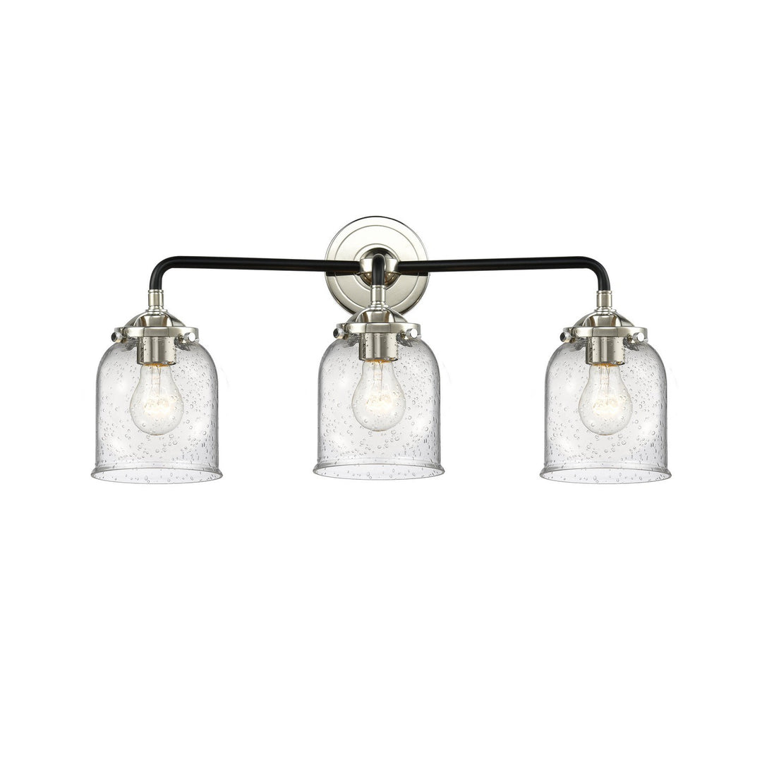 Innovations Nouveau 284-3W-BPN-G54-LED Bath Vanity Light 23 in. wide - Black Polished Nickel