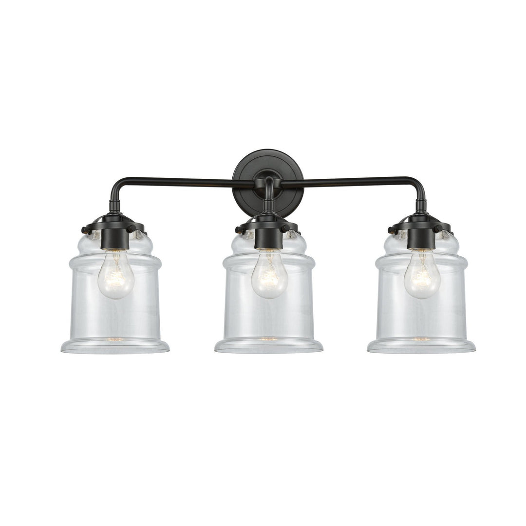 Innovations Nouveau 284-3W-OB-G182 Bath Vanity Light 24 in. wide - Oil Rubbed Bronze