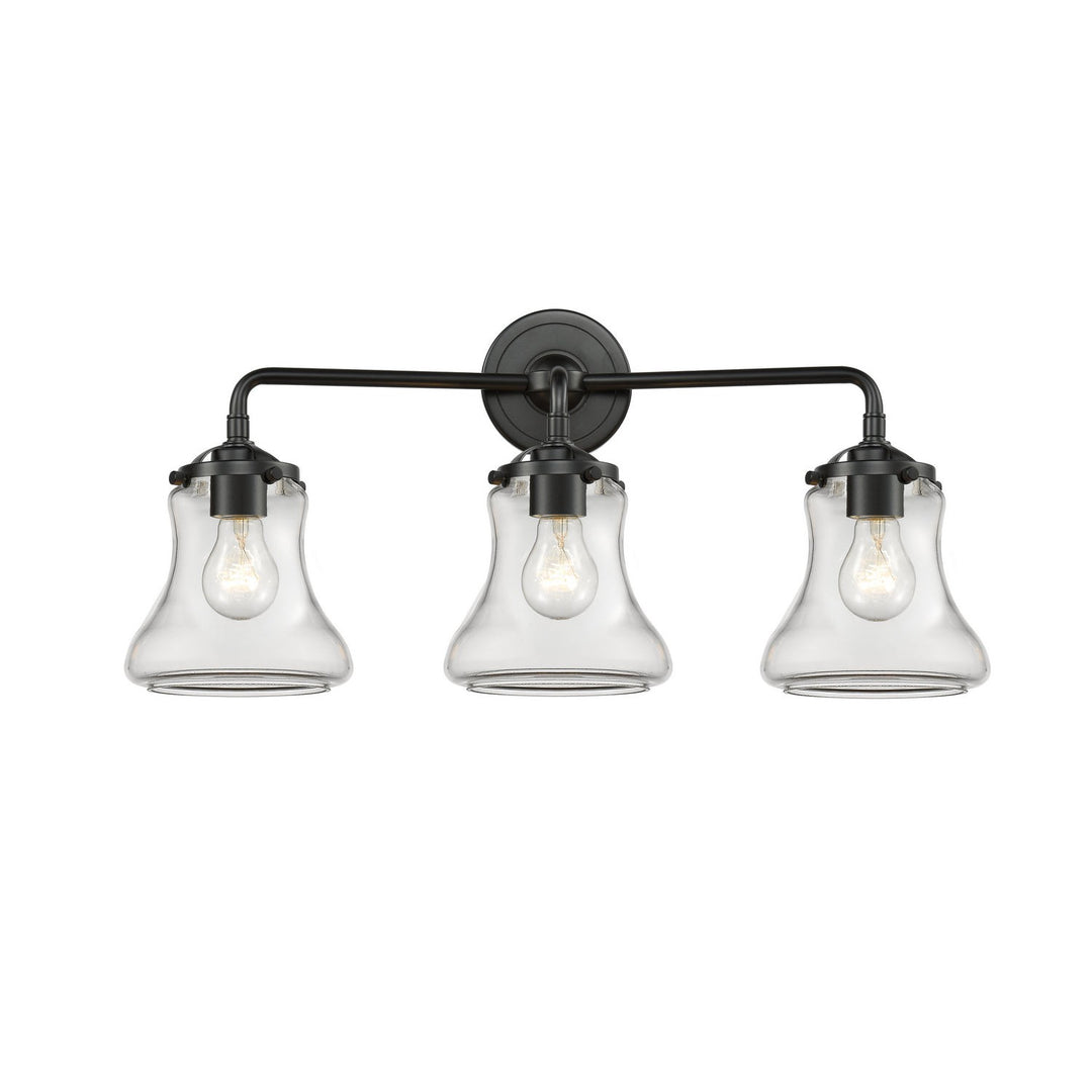 Innovations Nouveau 284-3W-OB-G192 Bath Vanity Light 24 in. wide - Oil Rubbed Bronze