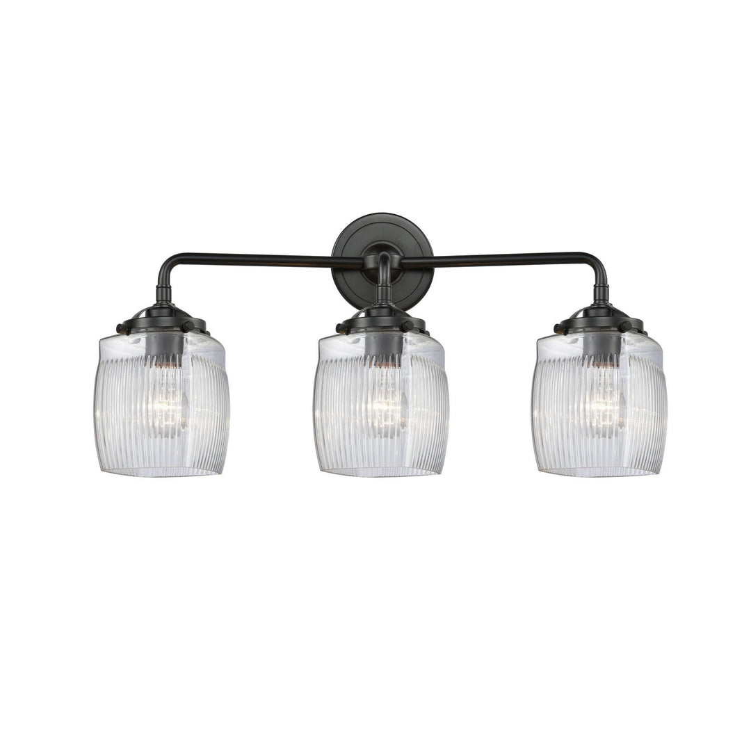Innovations Nouveau 284-3W-OB-G302-LED Bath Vanity Light 24 in. wide - Oil Rubbed Bronze