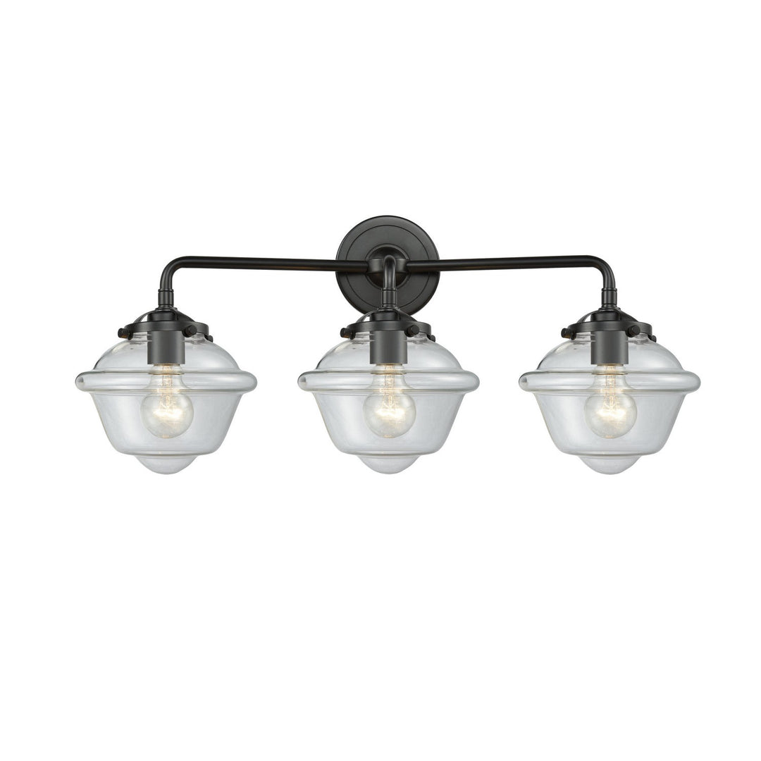 Innovations Nouveau 284-3W-OB-G532 Bath Vanity Light 26 in. wide - Oil Rubbed Bronze