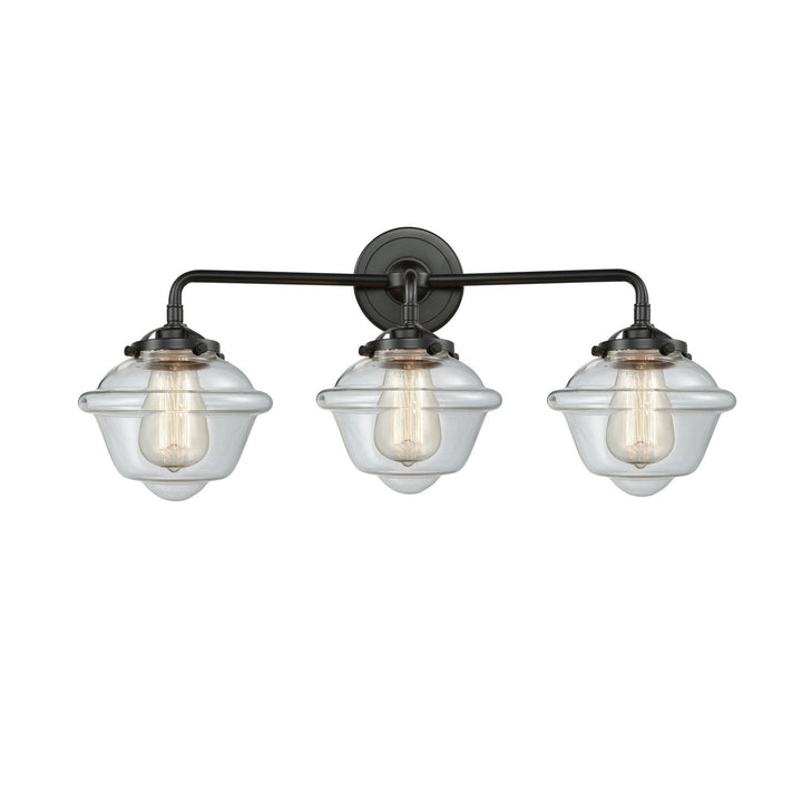 Innovations Nouveau 284-3W-OB-G532-LED Bath Vanity Light 26 in. wide - Oil Rubbed Bronze