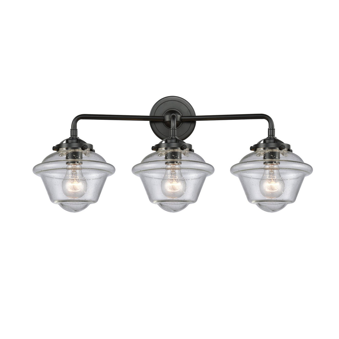 Innovations Nouveau 284-3W-OB-G534 Bath Vanity Light 26 in. wide - Oil Rubbed Bronze