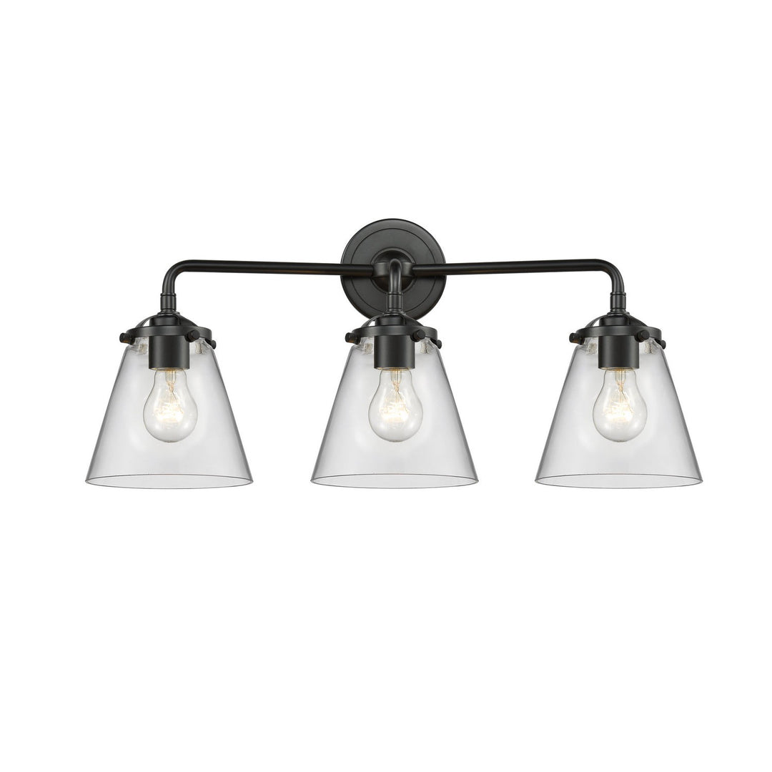Innovations Nouveau 284-3W-OB-G62 Bath Vanity Light 25 in. wide - Oil Rubbed Bronze
