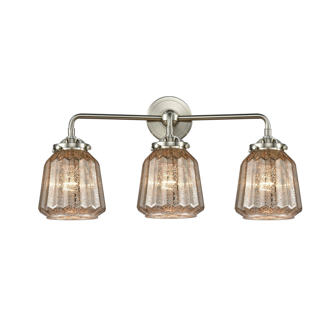 Innovations Nouveau 284-3W-SN-G146-LED Bath Vanity Light 24 in. wide - Brushed Satin Nickel