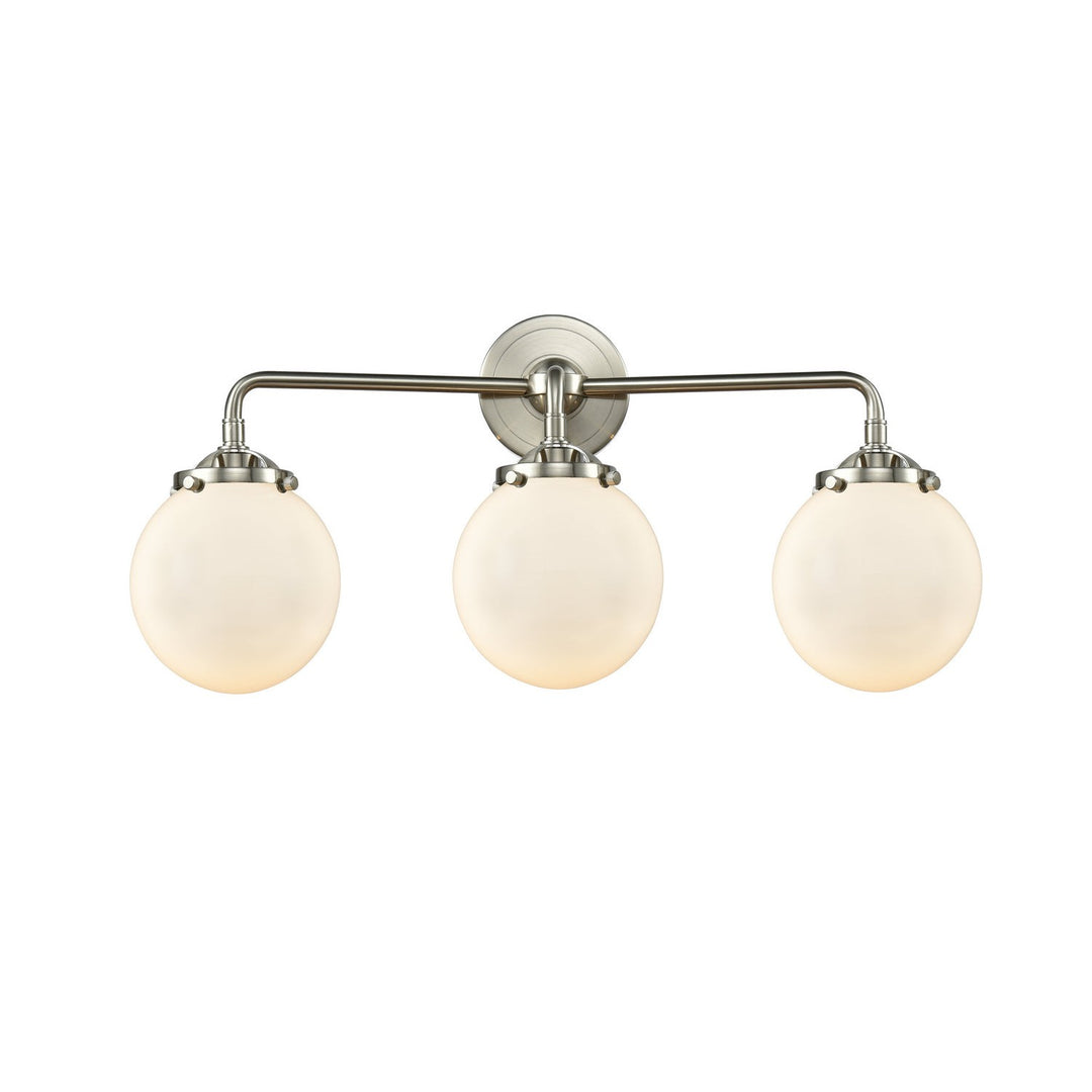 Innovations Nouveau 284-3W-SN-G201-6-LED Bath Vanity Light 24 in. wide - Brushed Satin Nickel