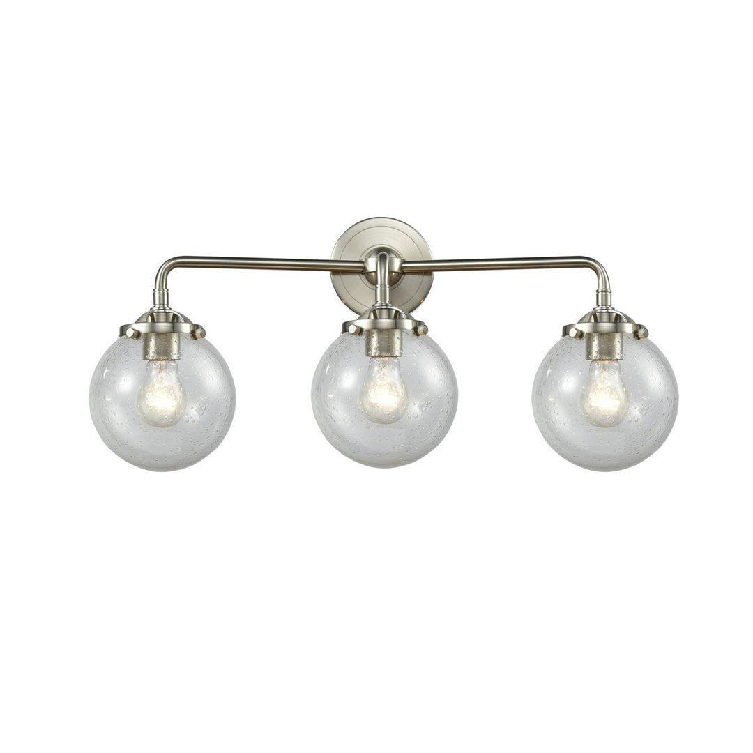 Innovations Nouveau 284-3W-SN-G204-6-LED Bath Vanity Light 24 in. wide - Brushed Satin Nickel
