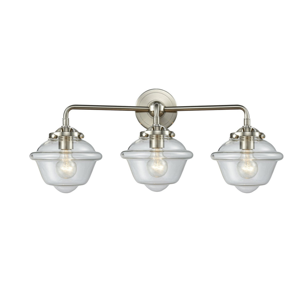 Innovations Nouveau 284-3W-SN-G532 Bath Vanity Light 26 in. wide - Brushed Satin Nickel