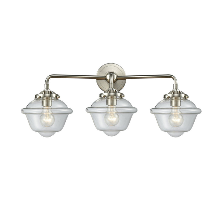 Innovations Nouveau 284-3W-SN-G532 Bath Vanity Light 26 in. wide - Brushed Satin Nickel