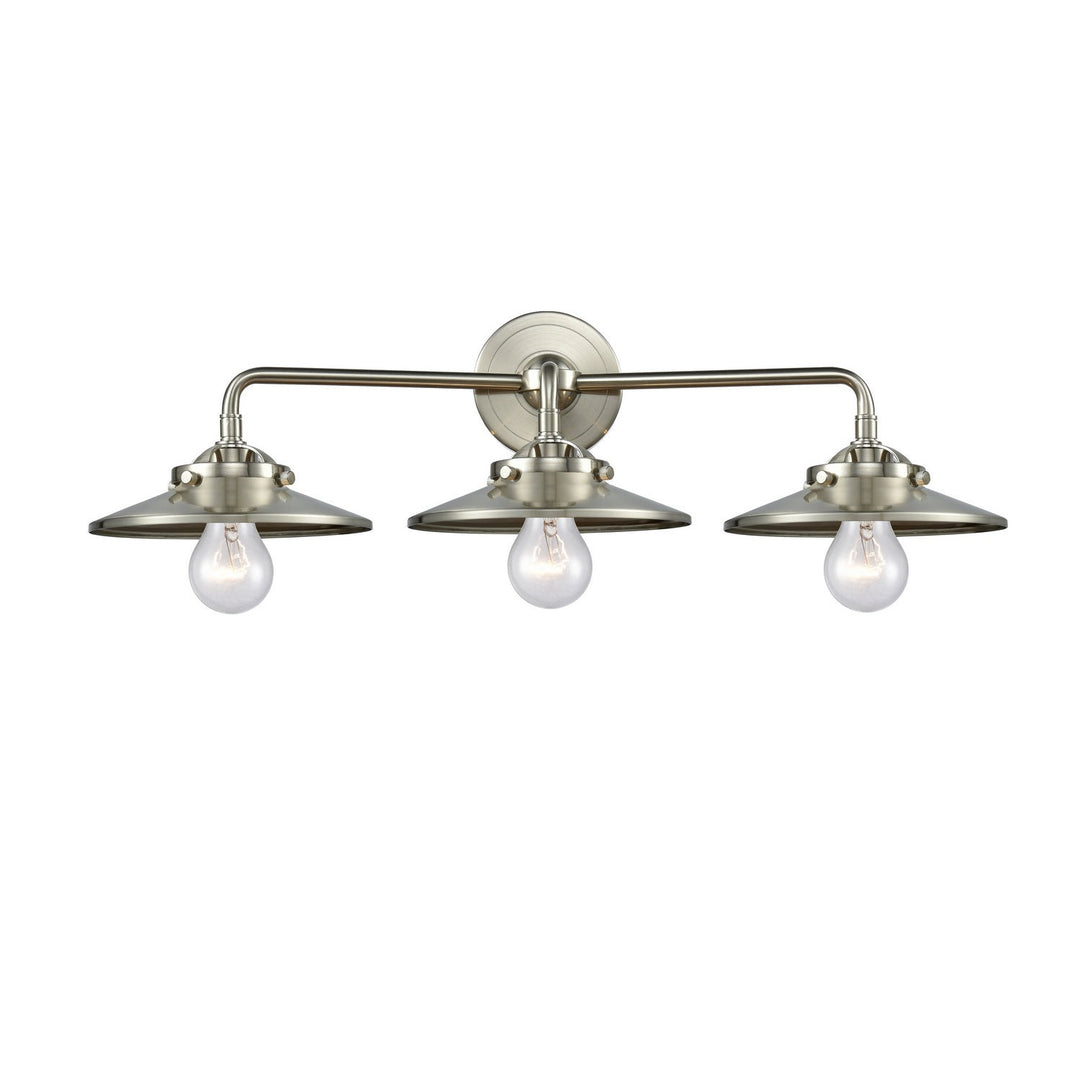 Innovations Nouveau 284-3W-SN-M2-SN-LED Bath Vanity Light 26 in. wide - Brushed Satin Nickel