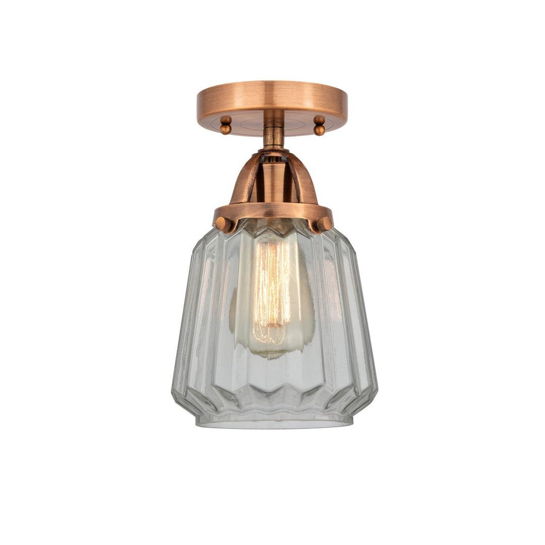 Innovations Nouveau 2 288-1C-AC-G142 Ceiling Light - Antique Copper
