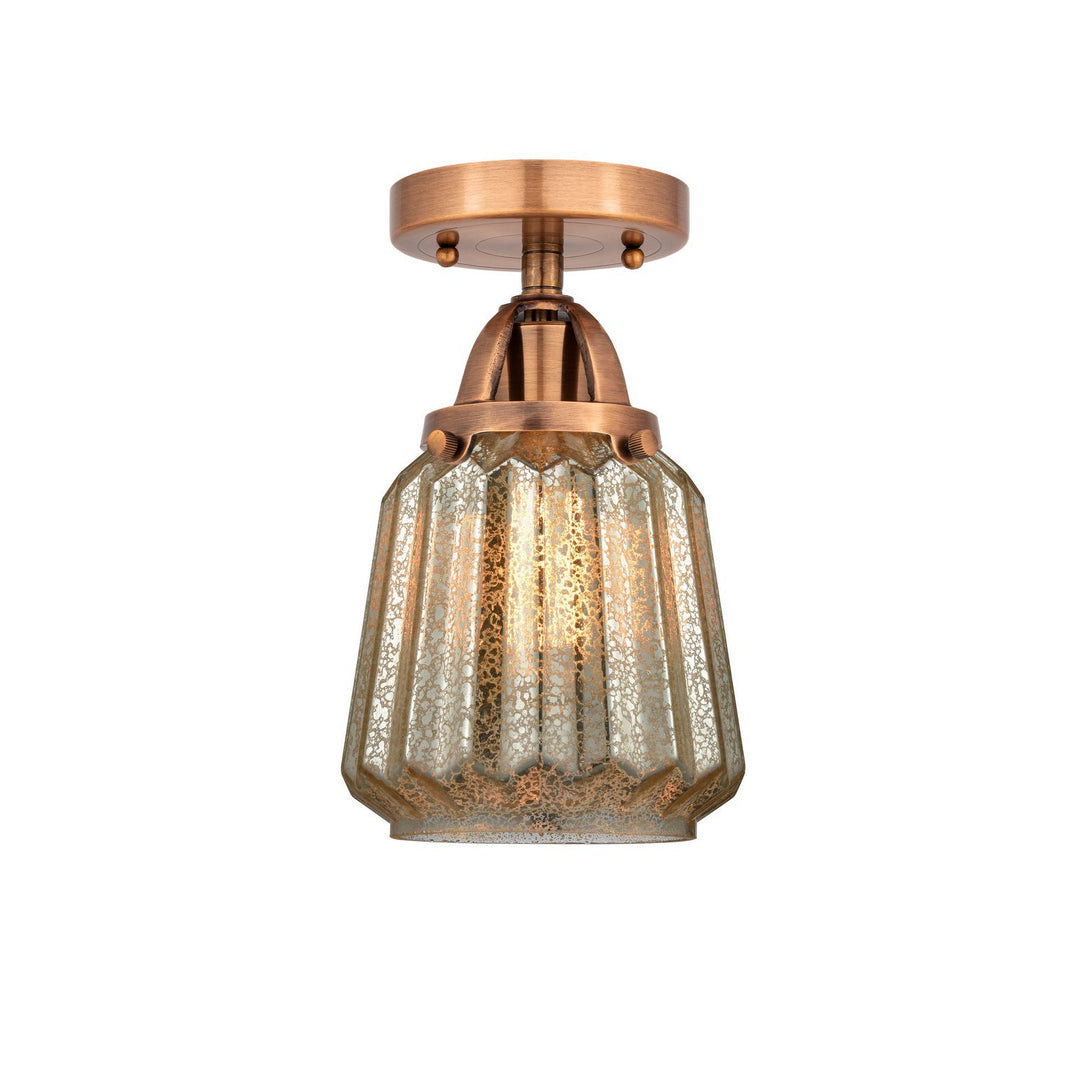 Innovations Nouveau 2 288-1C-AC-G146-LED Ceiling Light - Antique Copper