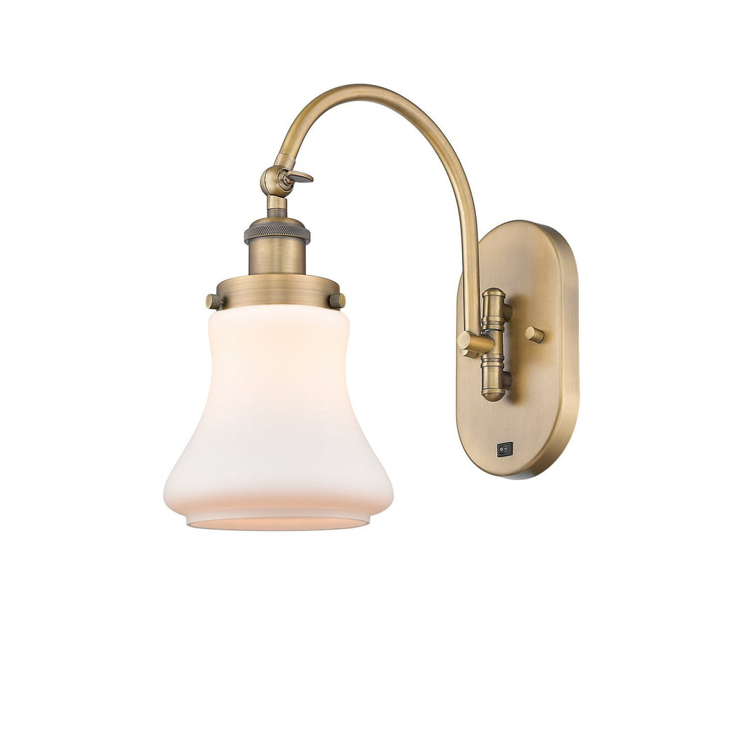 Innovations Franklin Restoration 918-1W-BB-G191-LED Wall Sconce Light - Brushed Brass