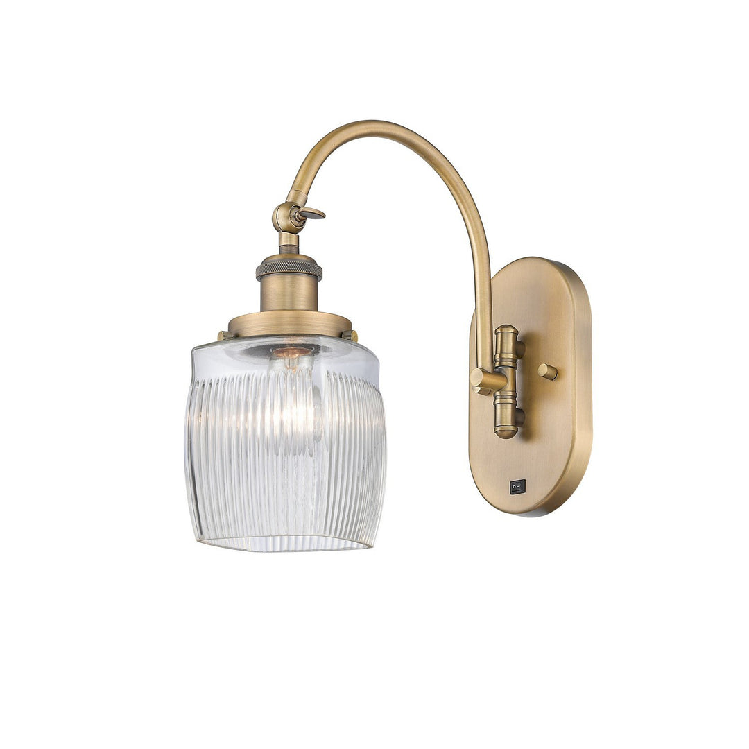 Innovations Franklin Restoration 918-1W-BB-G302-LED Wall Sconce Light - Brushed Brass