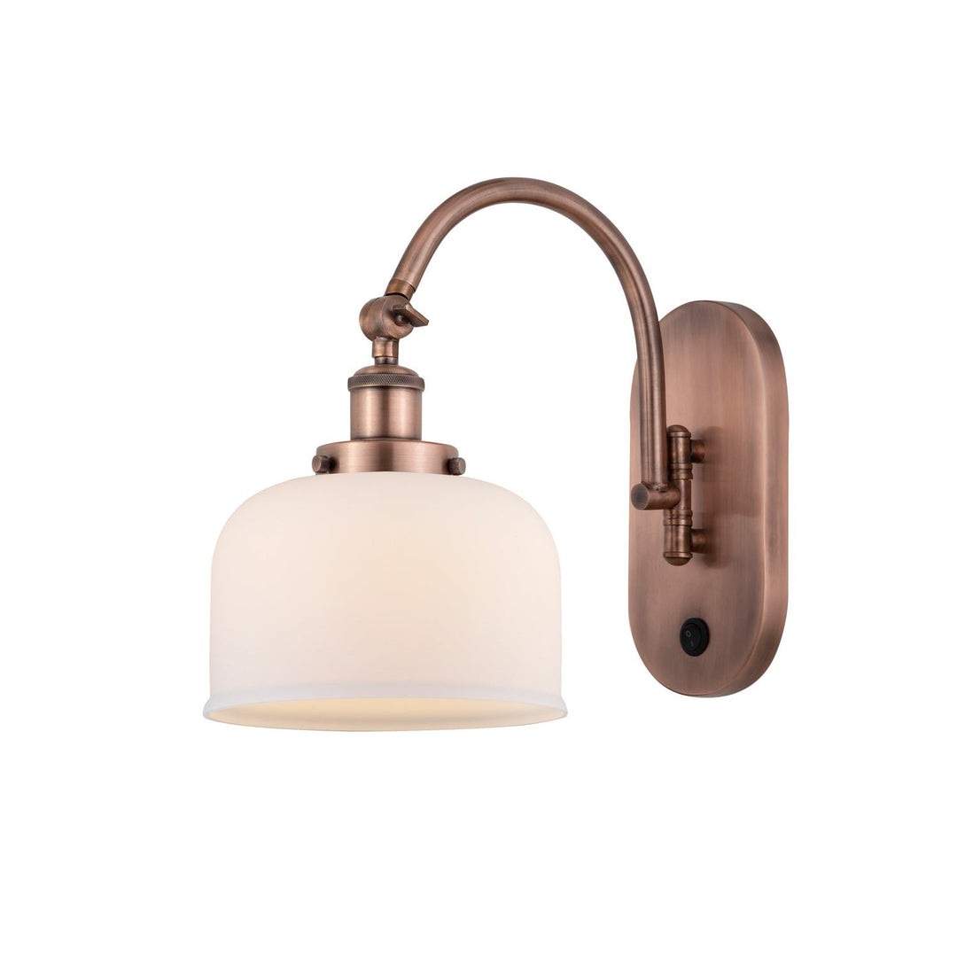 Innovations Franklin Restoration 918-1W-AC-G71-LED Wall Sconce Light - Antique Copper