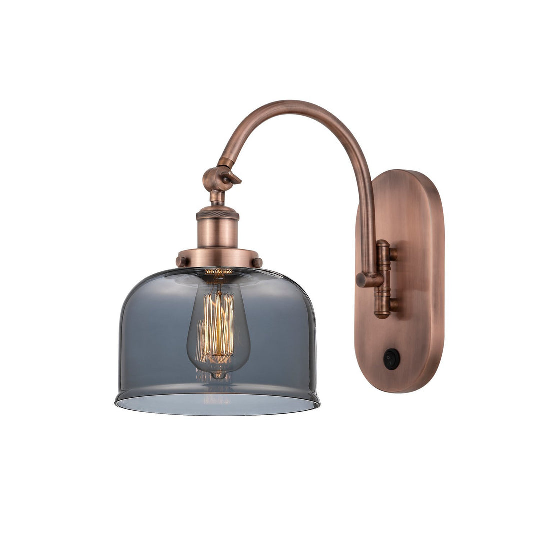 Innovations Franklin Restoration 918-1W-AC-G73-LED Wall Sconce Light - Antique Copper