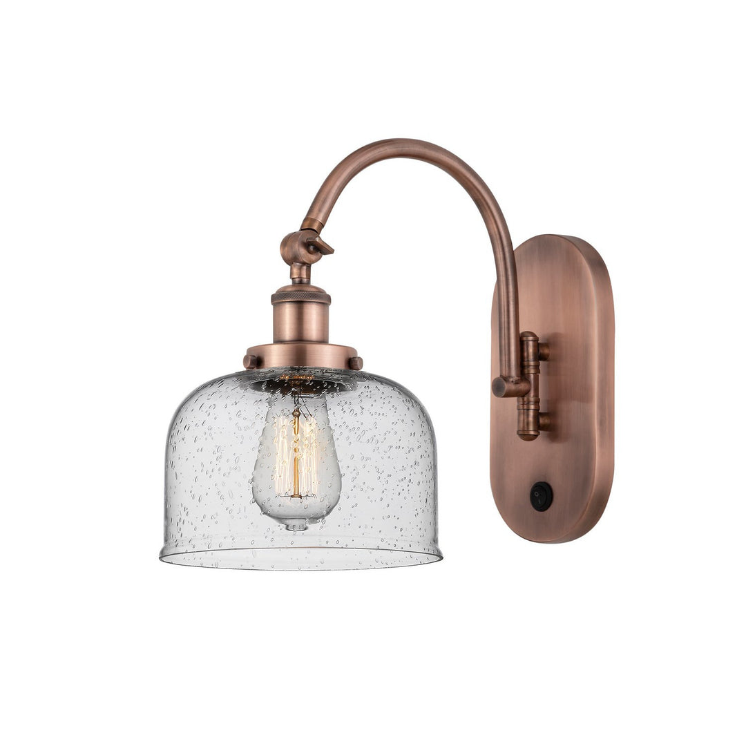 Innovations Franklin Restoration 918-1W-AC-G74-LED Wall Sconce Light - Antique Copper