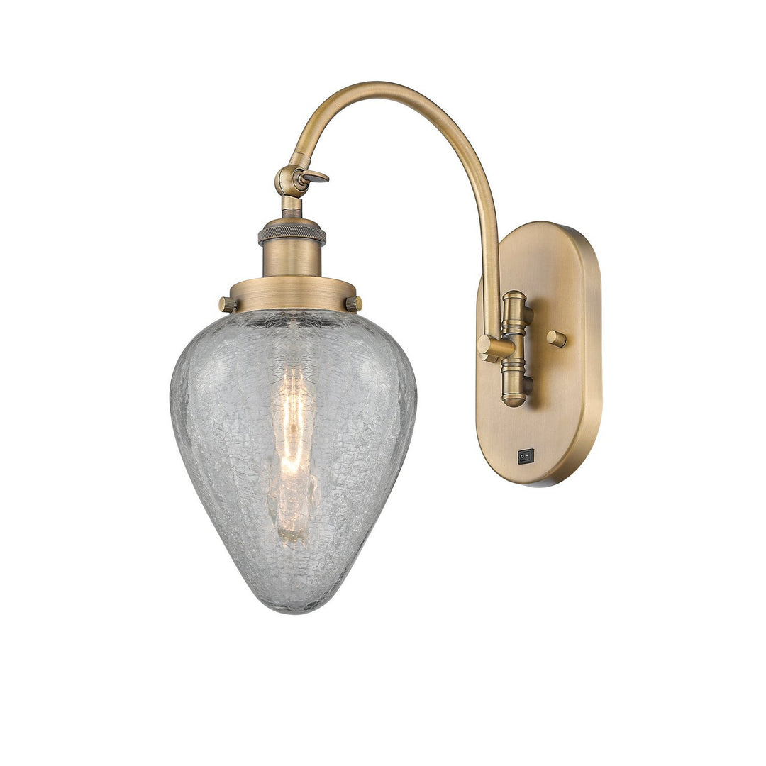 Innovations Franklin Restoration 918-1W-BB-G165-LED Wall Sconce Light - Brushed Brass