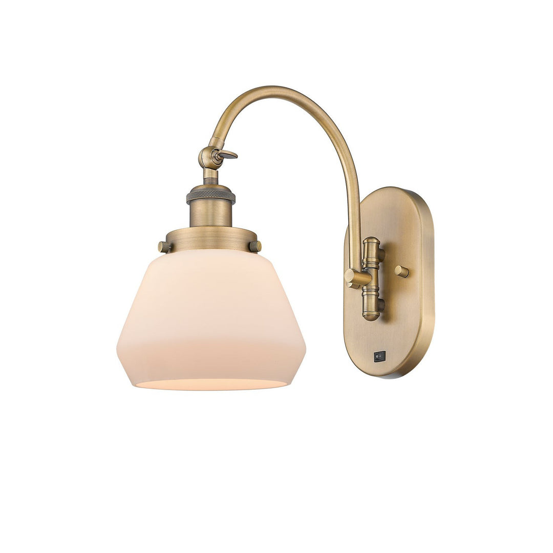 Innovations Franklin Restoration 918-1W-BB-G171-LED Wall Sconce Light - Brushed Brass