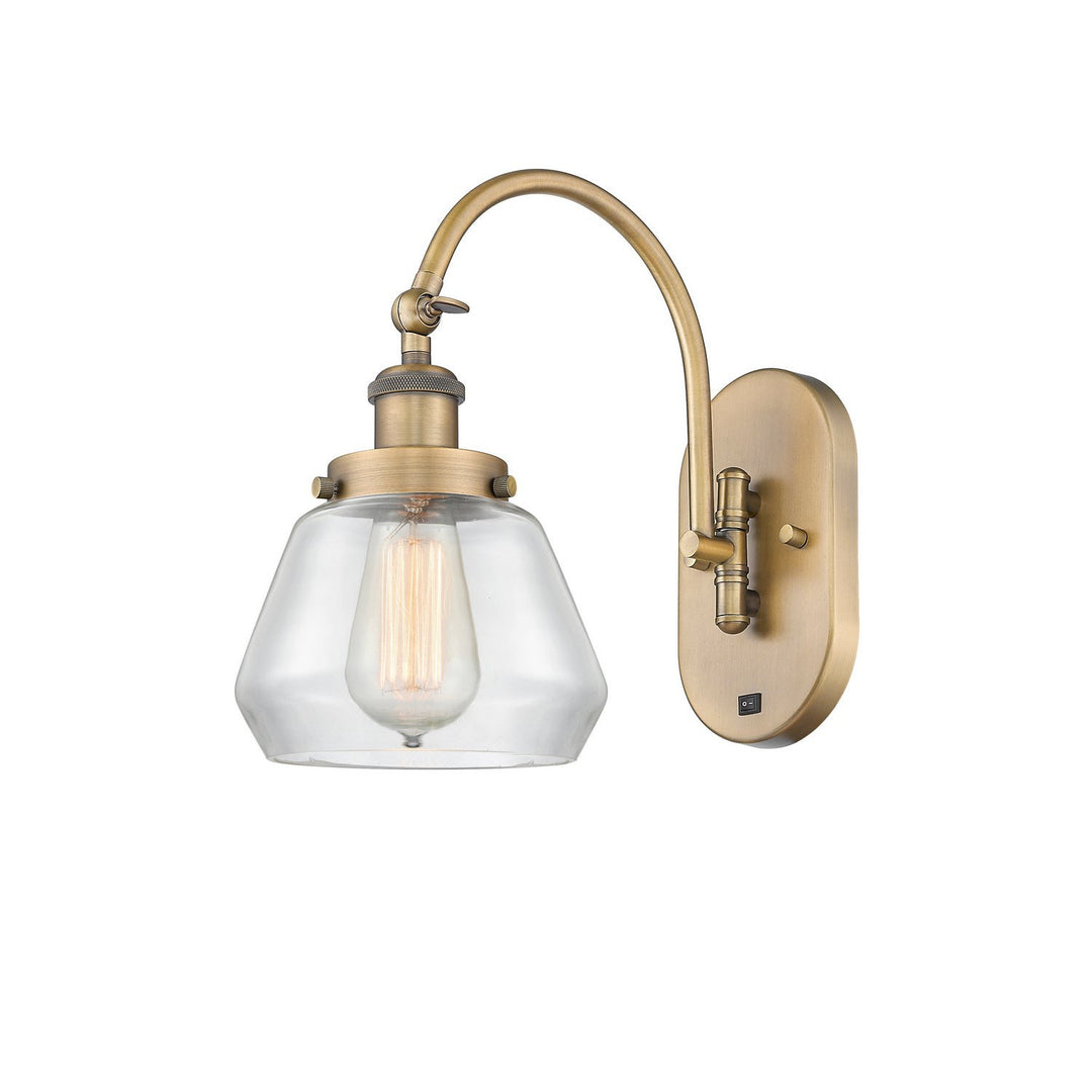 Innovations Franklin Restoration 918-1W-BB-G172-LED Wall Sconce Light - Brushed Brass