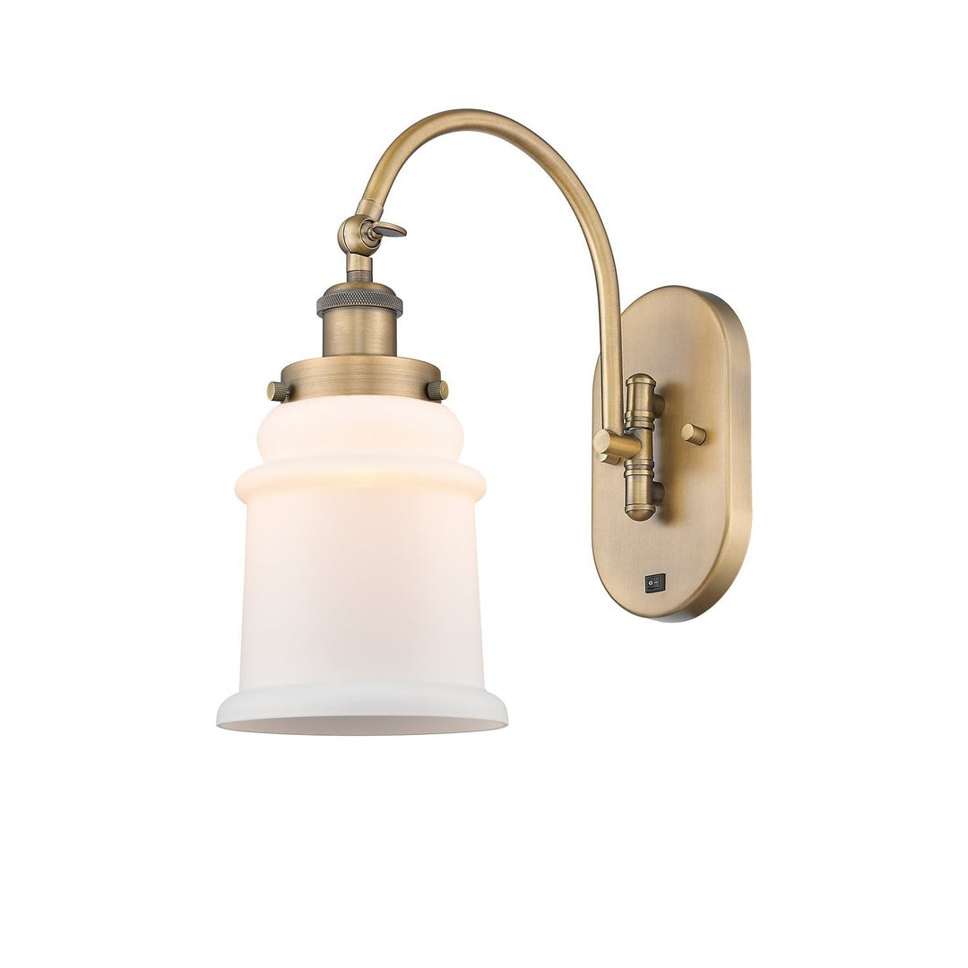 Innovations Franklin Restoration 918-1W-BB-G181-LED Wall Sconce Light - Brushed Brass