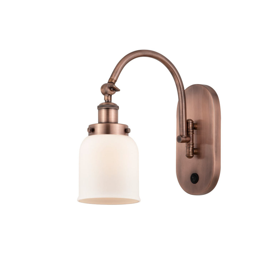 Innovations Franklin Restoration 918-1W-AC-G51-LED Wall Sconce Light - Antique Copper