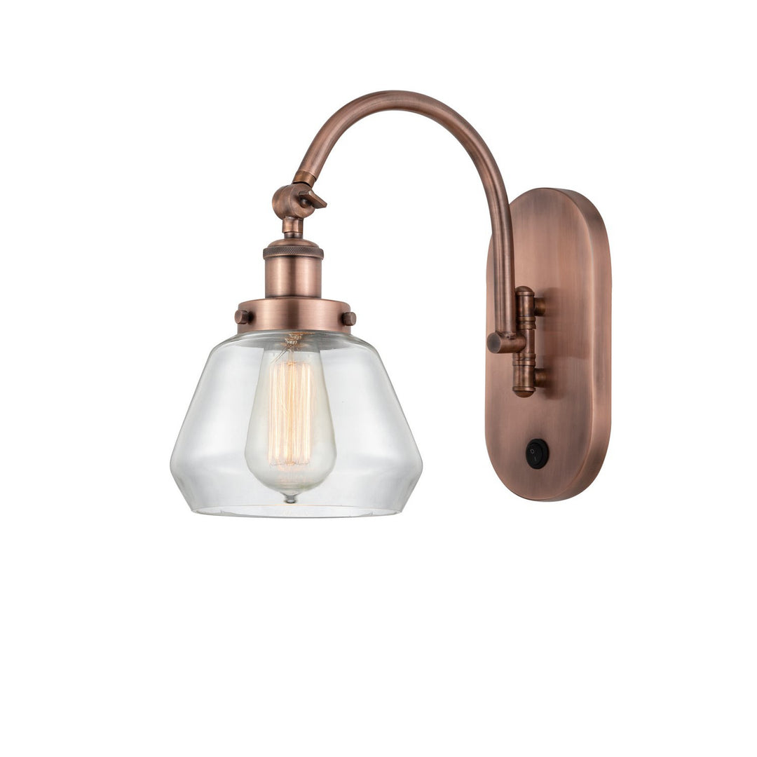 Innovations Franklin Restoration 918-1W-AC-G172-LED Wall Sconce Light - Antique Copper