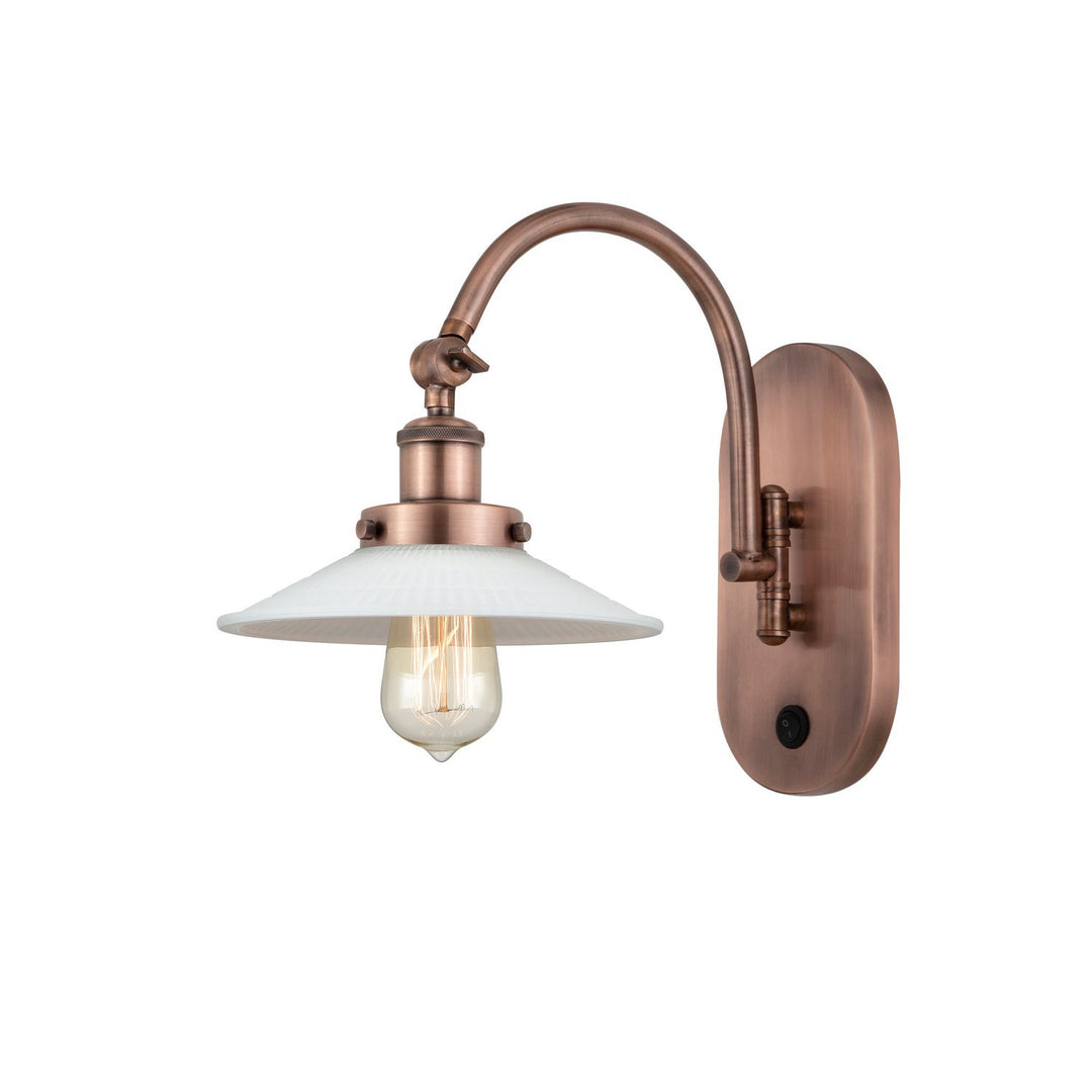 Innovations Franklin Restoration 918-1W-AC-G1-LED Wall Sconce Light - Antique Copper