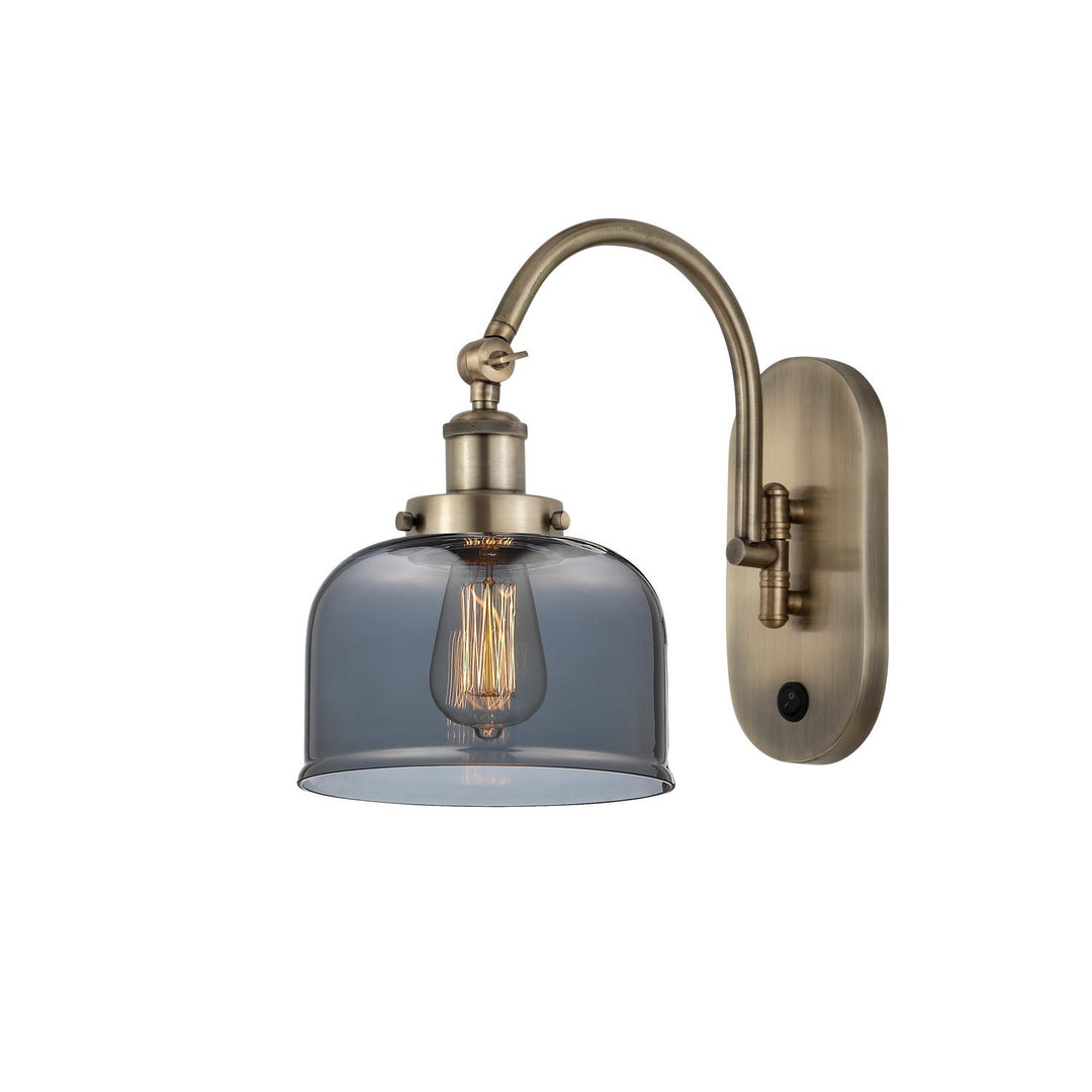 Innovations Franklin Restoration 918-1W-AB-G73 Wall Sconce Light - Antique Brass