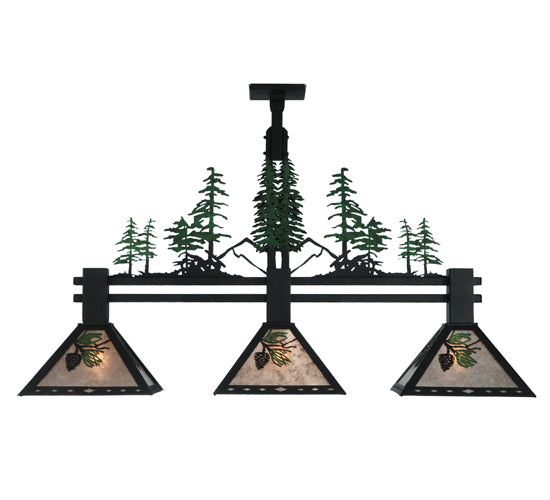 Meyda Tiffany Winter Pine 124867 Pendant Light - Oil Rubbed Bronze