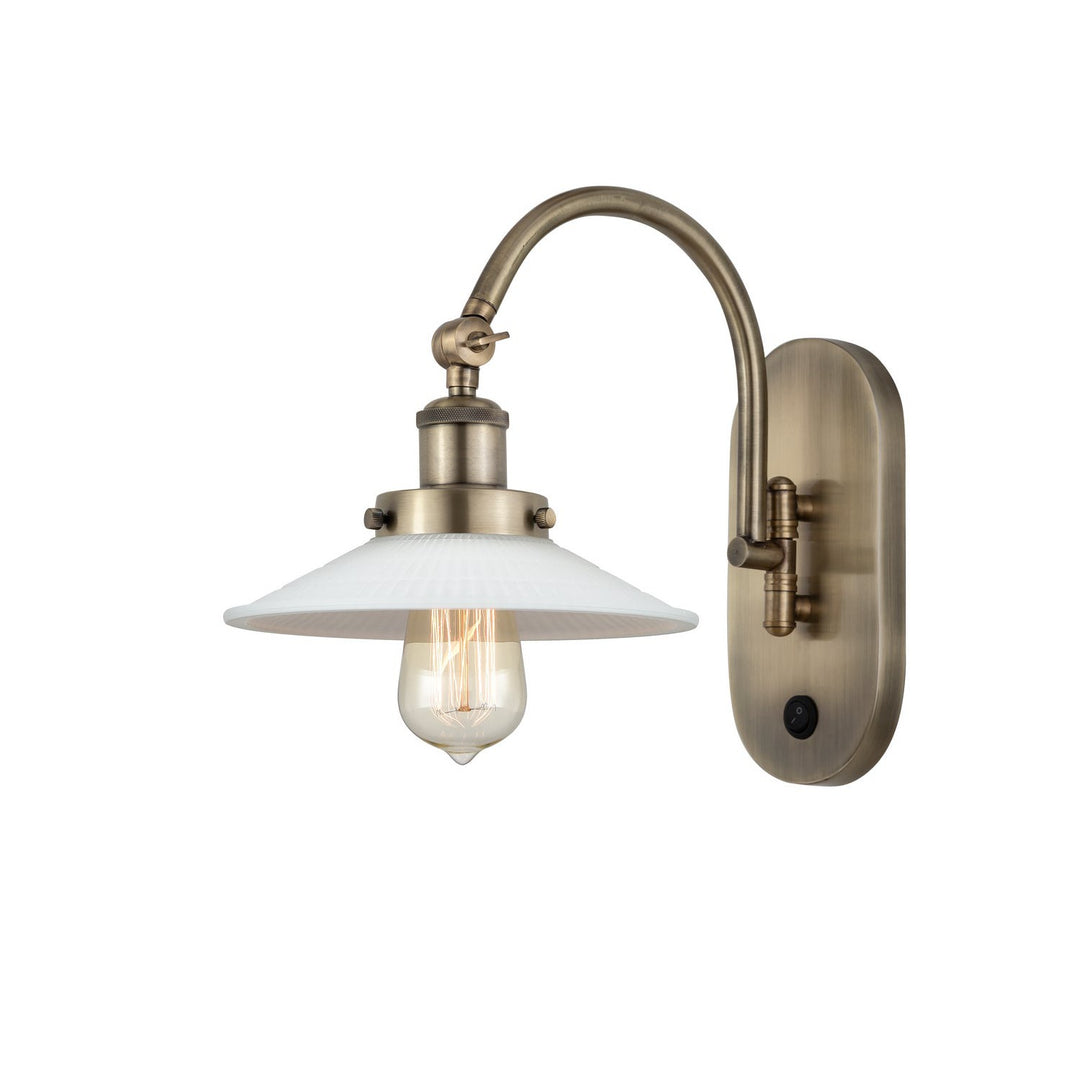 Innovations Franklin Restoration 918-1W-AB-G1-LED Wall Sconce Light - Antique Brass