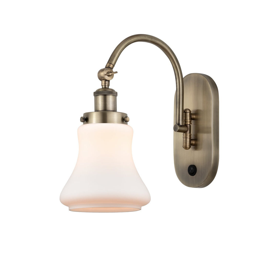 Innovations Franklin Restoration 918-1W-AB-G191-LED Wall Sconce Light - Antique Brass