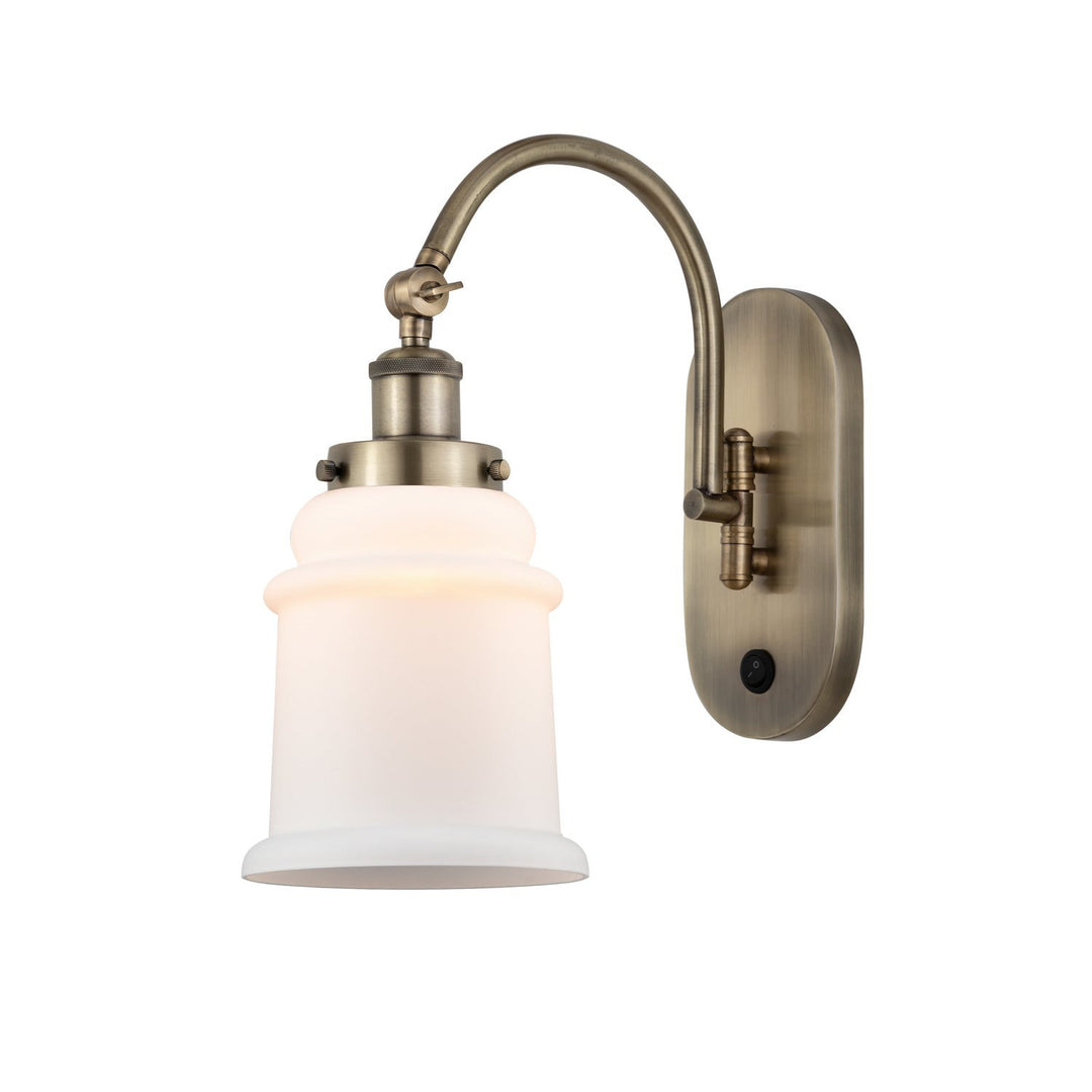 Innovations Franklin Restoration 918-1W-AB-G181-LED Wall Sconce Light - Antique Brass