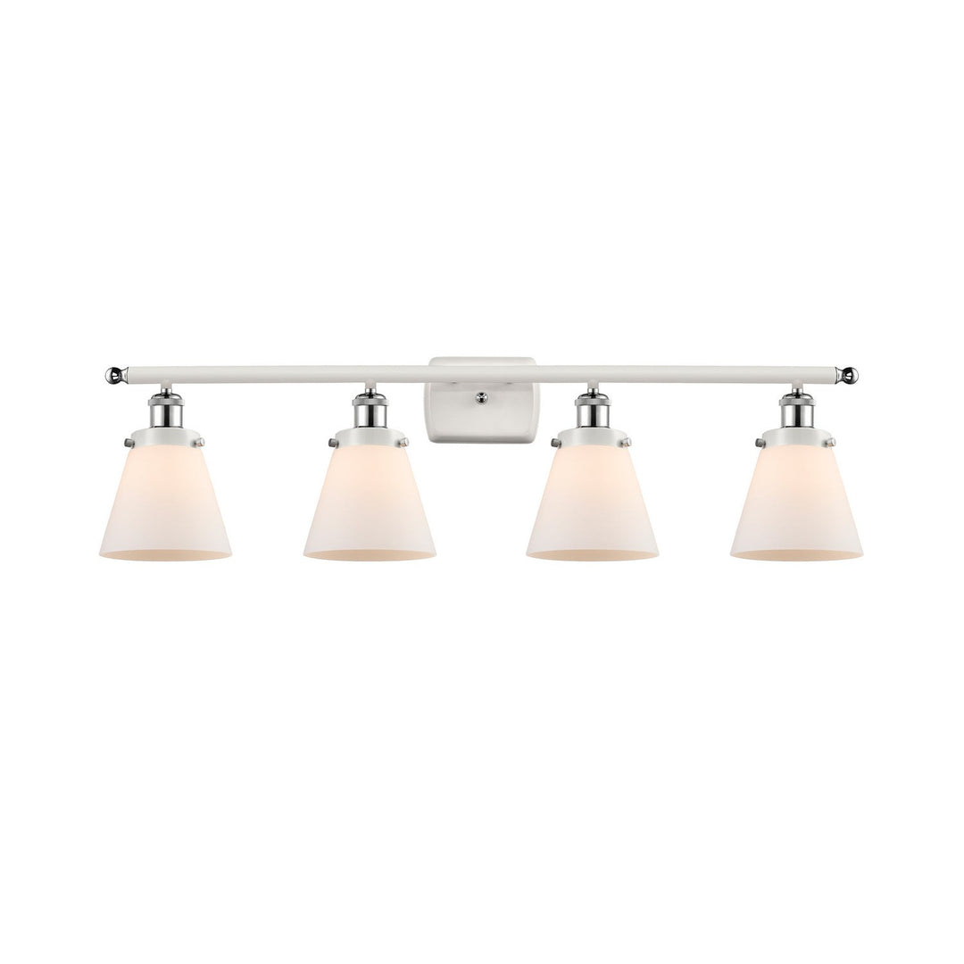 Innovations Ballston Urban 916-4W-WPC-G61 Bath Vanity Light 36 in. wide - White and Polished Chrome