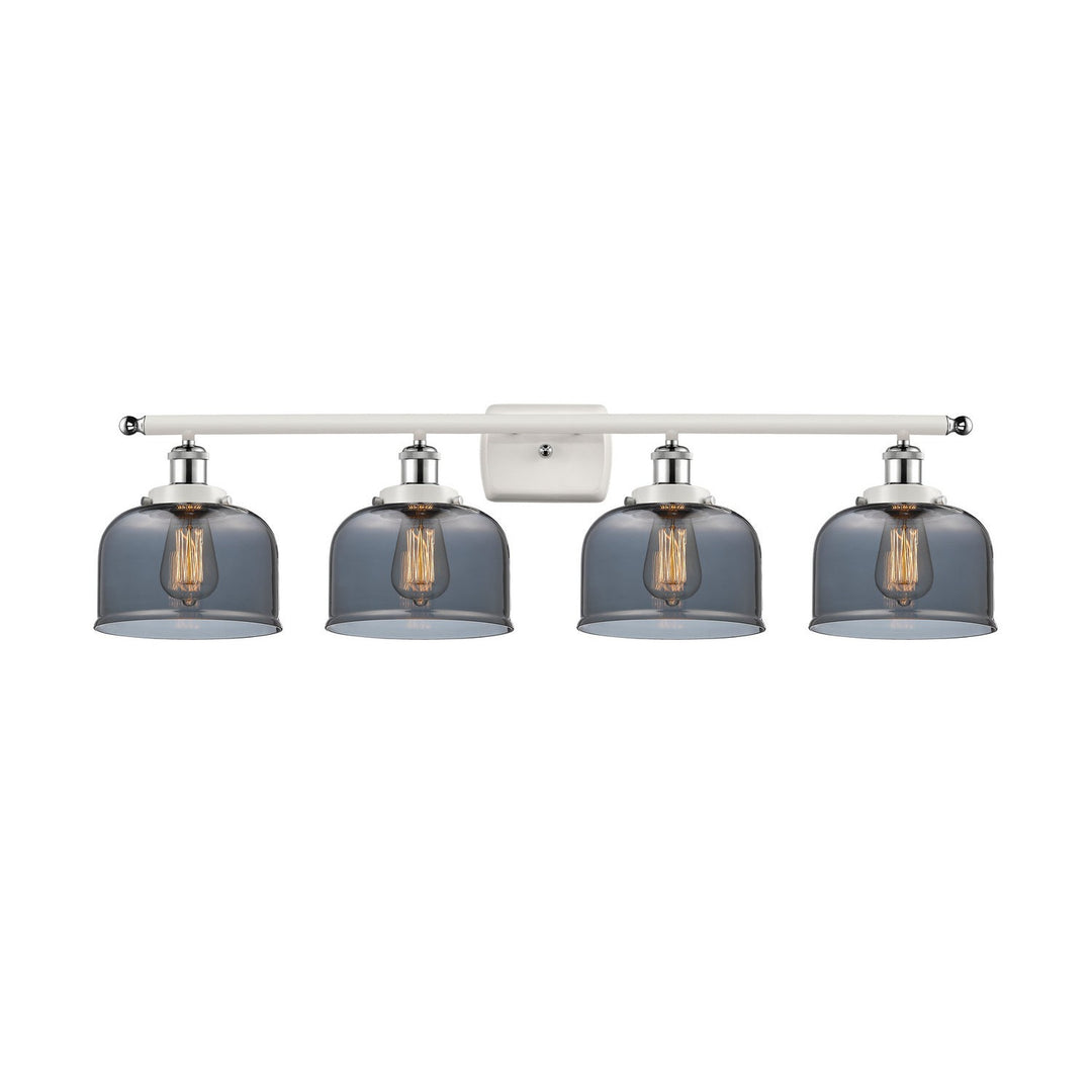 Innovations Ballston Urban 916-4W-WPC-G73 Bath Vanity Light 38 in. wide - White and Polished Chrome