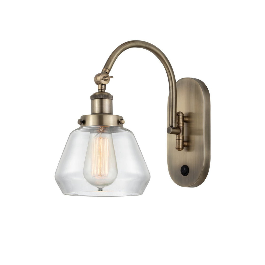 Innovations Franklin Restoration 918-1W-AB-G172-LED Wall Sconce Light - Antique Brass
