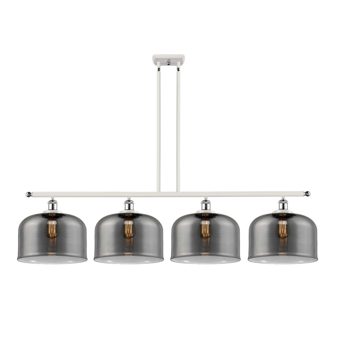 Innovations Ballston Urban 916-4I-WPC-G73-L Bath Vanity Light 48 in. wide - White and Polished Chrome