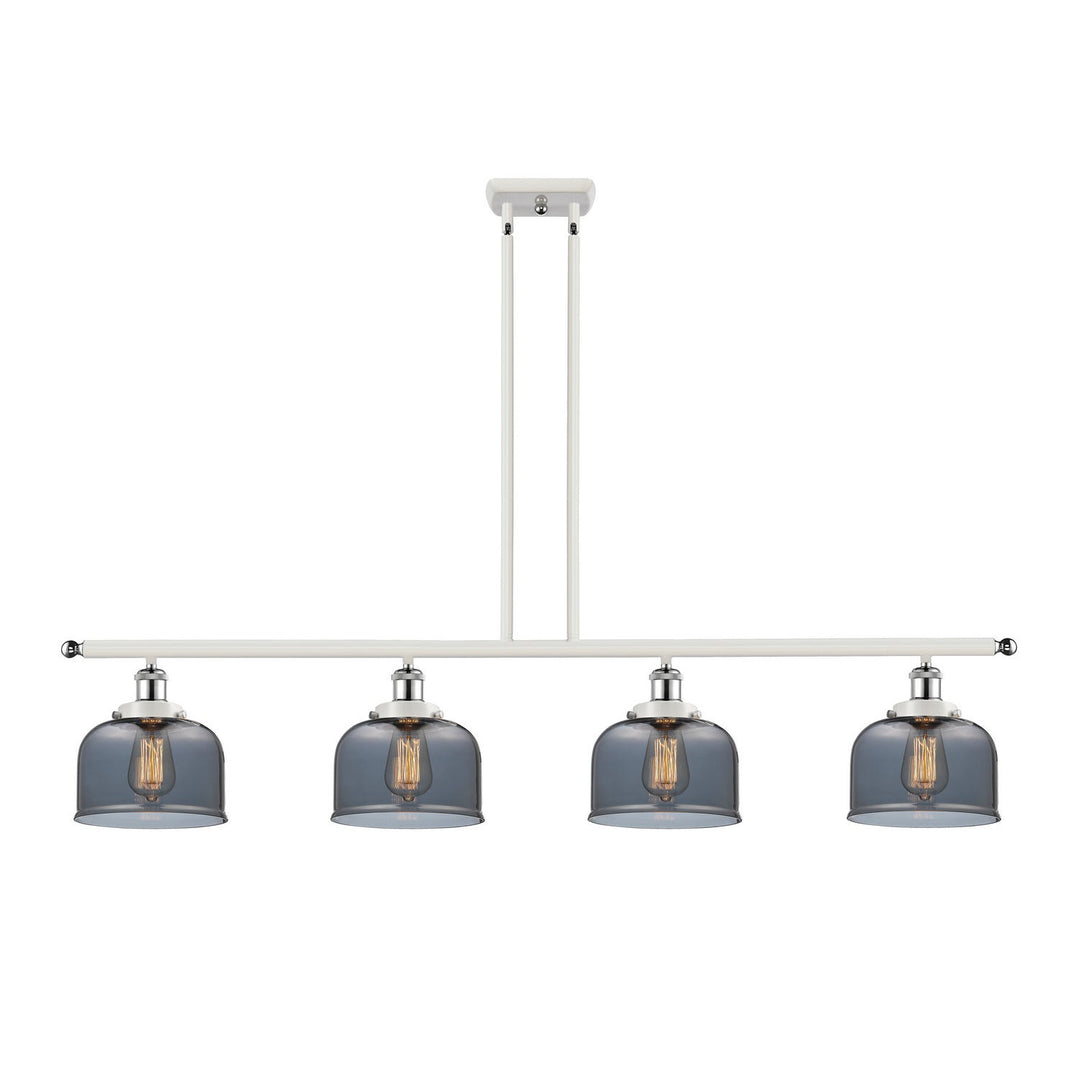 Innovations Ballston Urban 916-4I-WPC-G73-LED Bath Vanity Light 48 in. wide - White and Polished Chrome