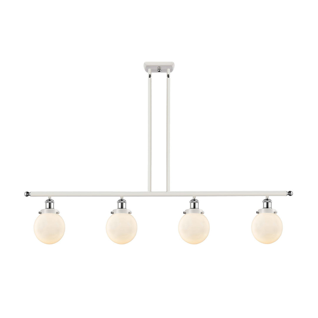 Innovations Ballston Urban 916-4I-WPC-G201-6 Pendant Light - White and Polished Chrome