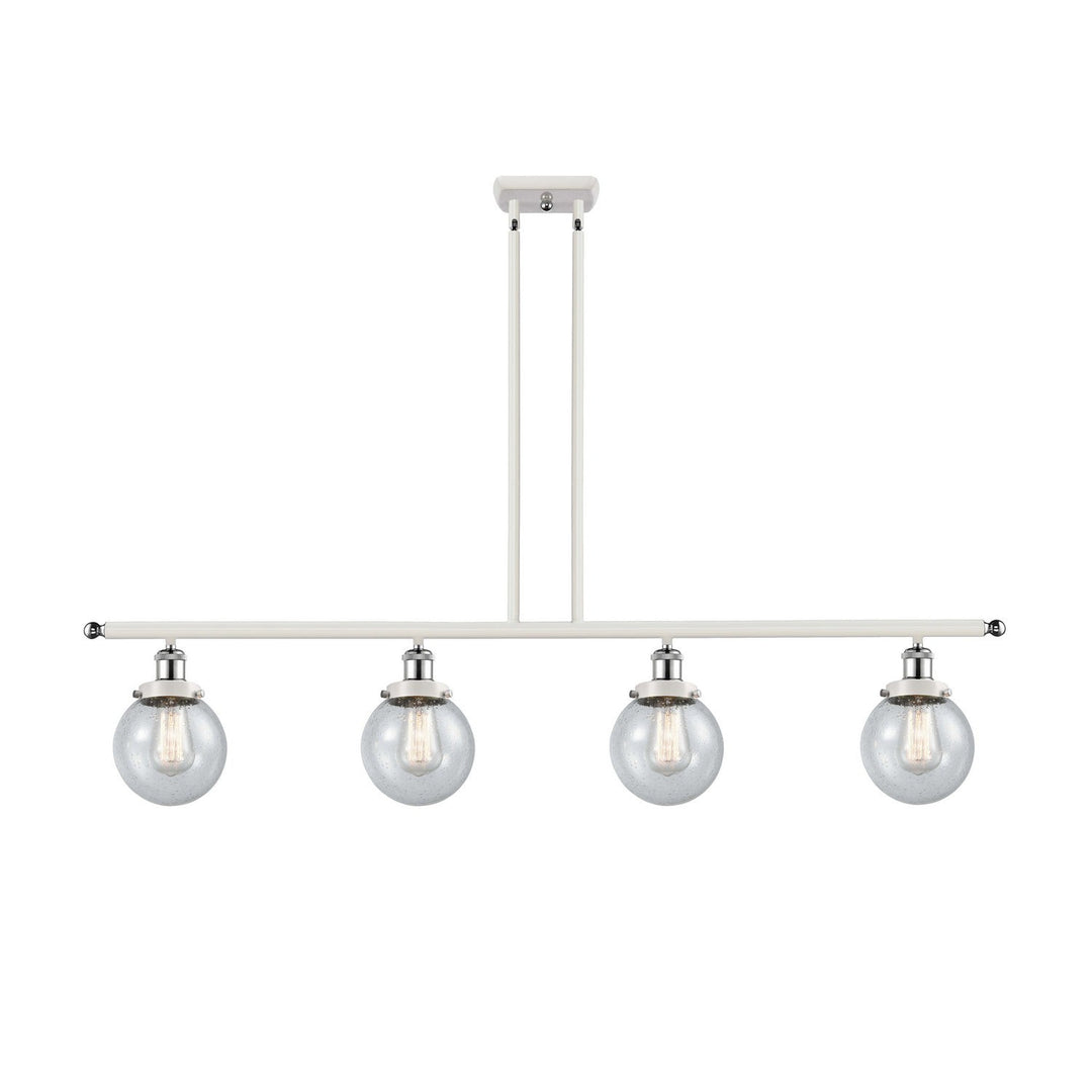 Innovations Ballston Urban 916-4I-WPC-G204-6 Pendant Light - White and Polished Chrome