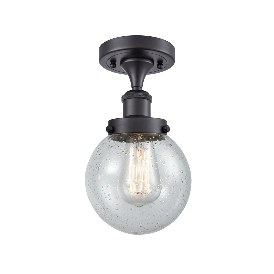 Innovations Ballston Urban 916-1C-BK-G204-6 Ceiling Light - Matte Black